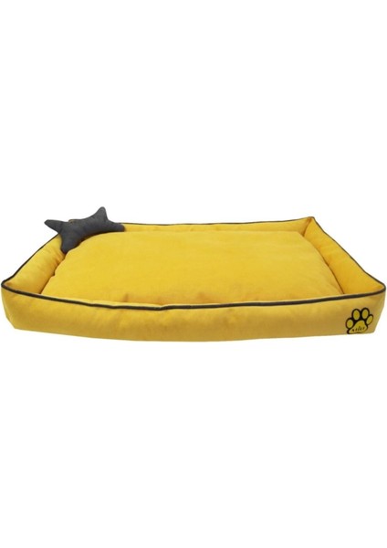 Luxury Ortopedik Kedi ve Köpek Yatağı Yıkanabilir Kemik Yastıklı Tüplü 1 Adet