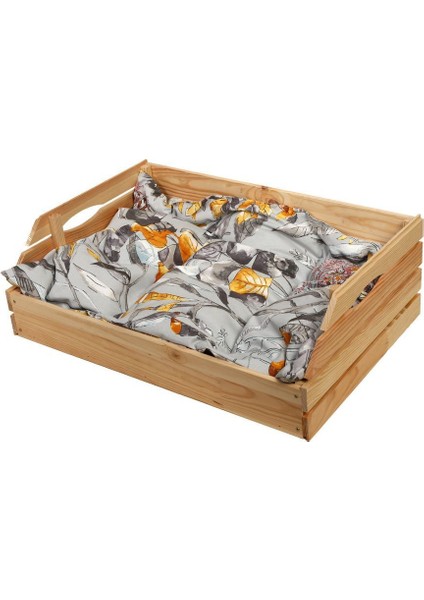 Luxury Kedi - Köpek Yatağı Ahşap Minder - Yumuşak Premium 1 Adet