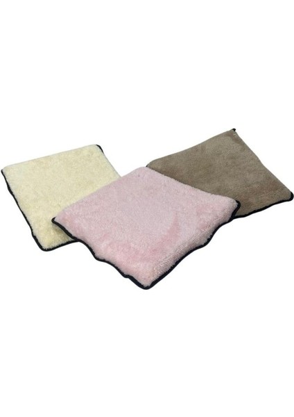 Luxury Kulübe Içi Peluş Pofuduk Kedi Halısı 40X40 cm Yumoş Kedi Evi - Kulübeleri Boyutlarına Özel (Mavi ) 1 Adet