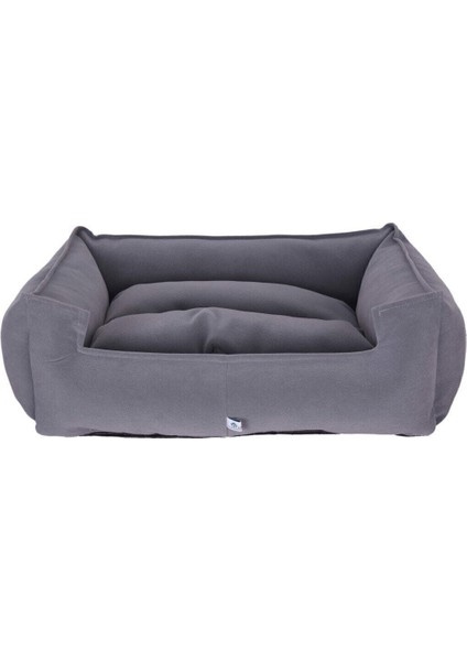 Luxury Kedi Köpek Gri Plus Yatak Diş Geçmez Tırnak Geçmez Kumaş 45*60 Çif Taraflı Minder Kullanımı 1 Adet