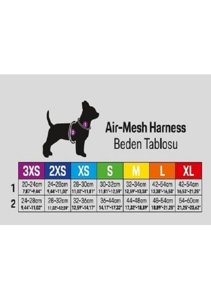 Luxury Monster Aırmesh Kedi Köpek Göğüs Tasması 1 Adet