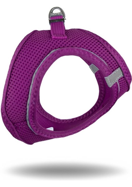 Luxury Air-Mesh Küçük ve Orta Irk Kedi Köpek Göğüs Tasması Yumuşak,nefes Alabilir, Dayanıklı Mor 1 Adet