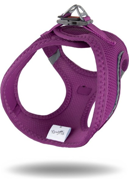 Luxury Air-Mesh Küçük ve Orta Irk Kedi Köpek Göğüs Tasması Yumuşak,nefes Alabilir, Dayanıklı Mor 1 Adet