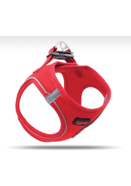 Luxury Air Mesh Harness Göğüs Tasması Kırmızı Medium 1 Adet