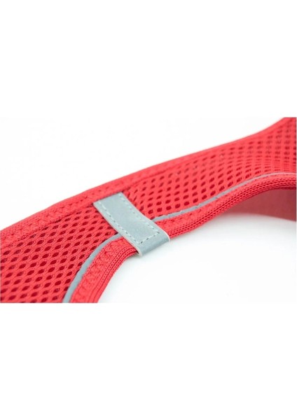 Luxury Air Mesh Harness Göğüs Tasması Kırmızı Medium 1 Adet