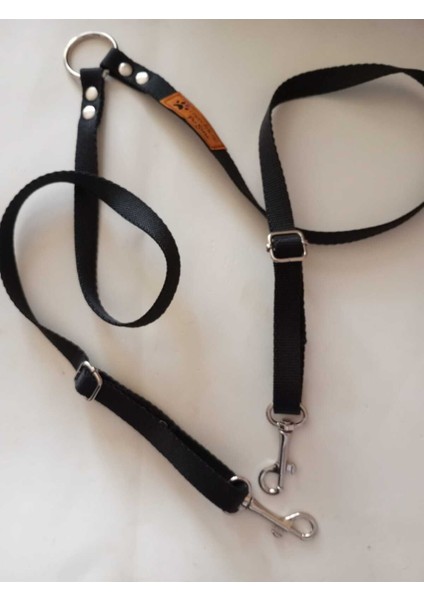 Luxury Köpek Ikili Gezdirme Kayışı (Sevk Kayışı) Ufak ve Orta Irklar Için 1 Adet