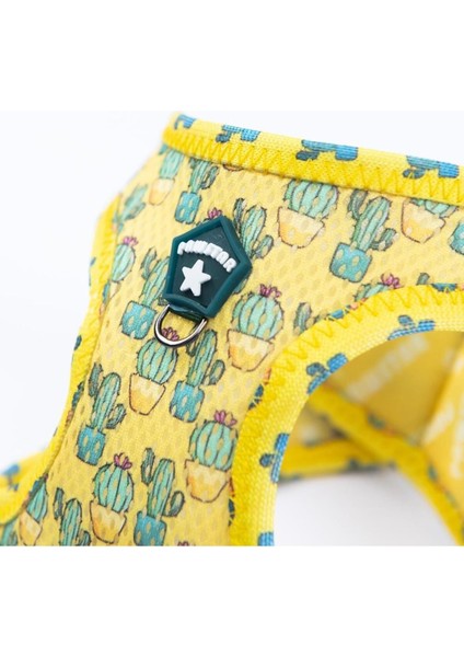 Luxury Cactus Air-Mesh Göğüs Tasması Kedi Köpek Göğüs Tasması 1 Adet