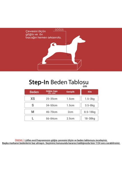 Luxury Step-In Köpek Göğüs Tasması Sağlam Ayarlanabilir ve Kolay Takılabilir Lacivert 1 Adet