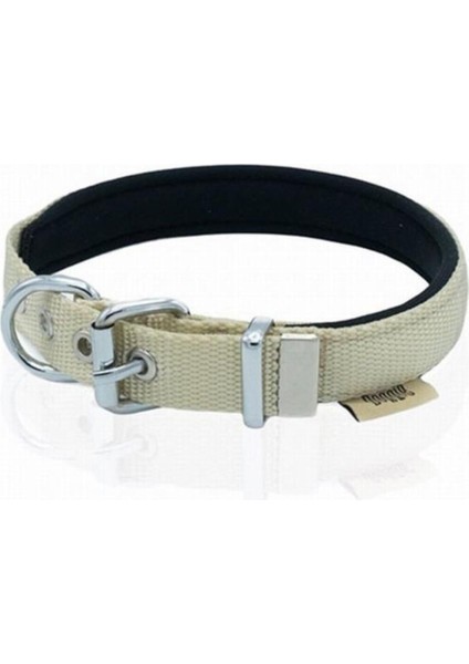 Luxury Doggie Comfort Dokuma Kemikli Köpek Boyun Tasması Small Haki 2X30-35 cm 1 Adet