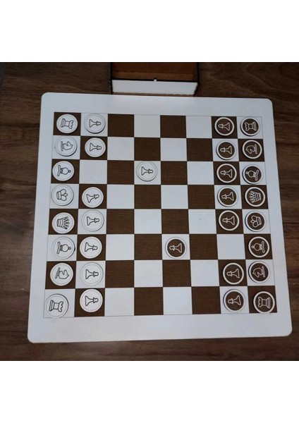 Lazer Kesim Satranç Takımı