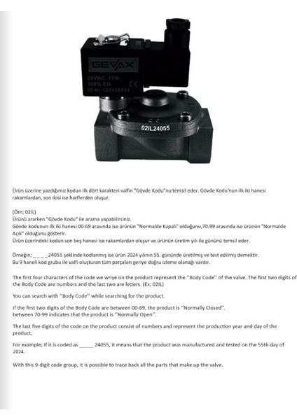 1/2'' Normalde Kapalı Selenoid Valf Nbr Contalı KBND016-0100 fiyatları