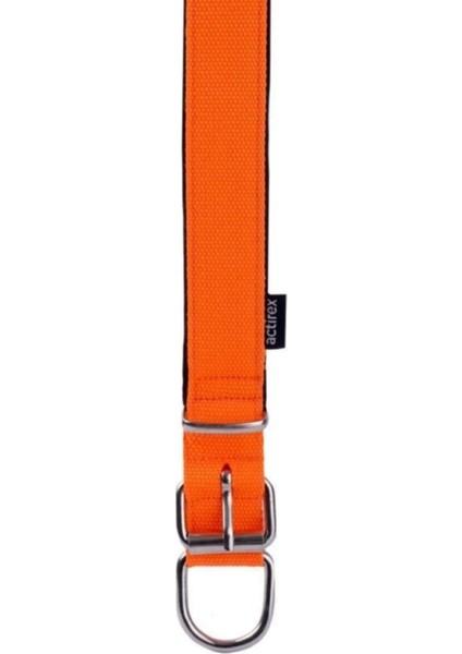 Luxury Neon Yumuşak Doku Köpek Boyun Tasma Orange Small 52CM 1 Adet