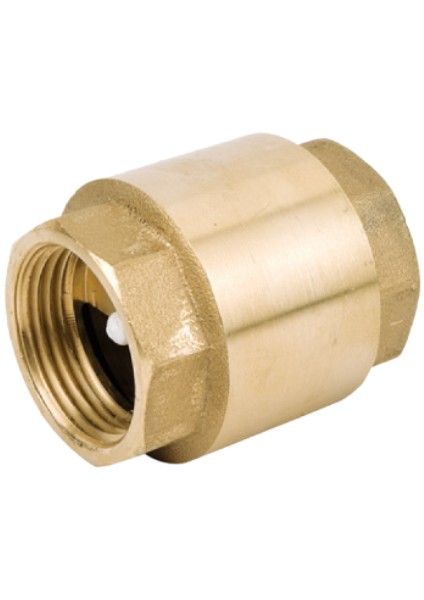 3'' Dik Yaylı Çekvalf Pirinç
