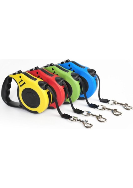 Luxury Otomatik Makaralı Kedi Tasması / Köpek Tasması 3 Metre - 15 kg (5064) 1 Adet