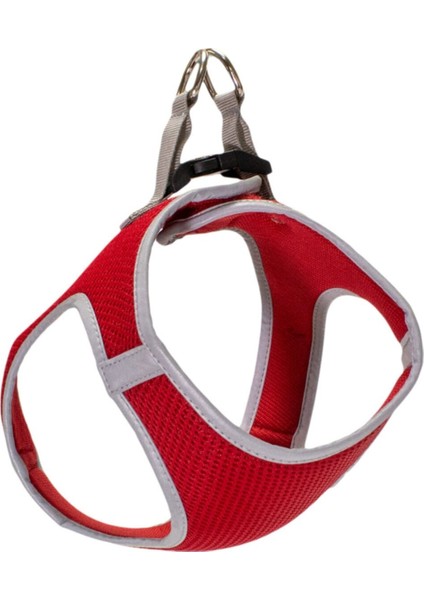 Luxury Mita Air Mesh Köpek Göğüs Tasması Red (L) 1 Adet