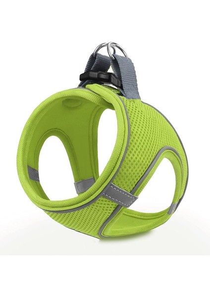 Luxury Mita Air Mesh Kedi Köpek Göğüs Tasması Çift Reflektörlü, Terletmeyen Neon Sarı / neon Yellow Xs 1 Adet