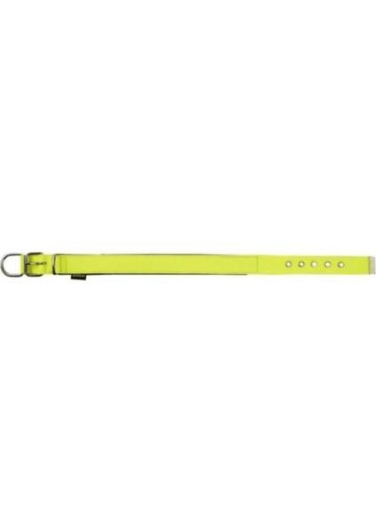 Luxury Neon Yumuşak Doku Köpek Boyun Tasma Yellow Medium 58CM 1 Adet