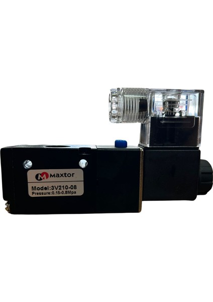 Tek Bobin Valf 1/4'' 3/2 (3V210-08-24VDC) (24VDC)