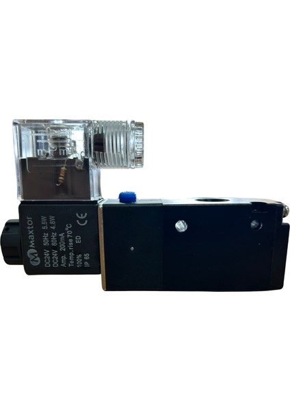 Tek Bobin Valf 1/4'' 3/2 (3V210-08-24VDC) (24VDC)