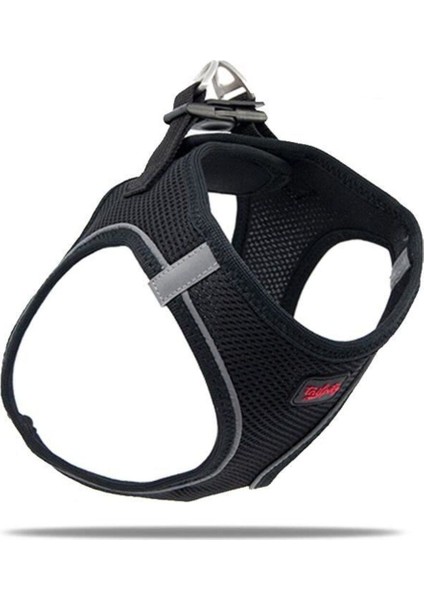 Luxury Air-Mesh Harness Köpek Göğüs Tasması Siyah S 1 Adet