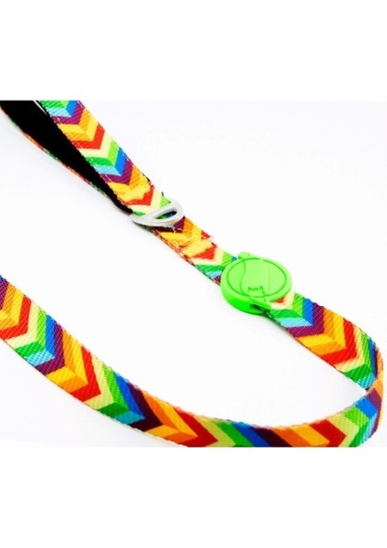 Luxury Rainbow Köpek Gezdirme Kayışı 140 cm x 2 cm 1 Adet