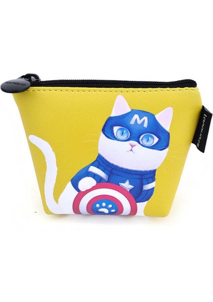 Luxury Mini Bozuk Para Cüzdanı Captain Cat 1 Adet