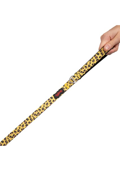 Luxury Kedi Köpek Sevk & Gezdirme Kayışı Leopar 1 Adet