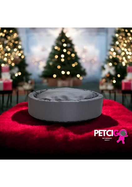 Luxury Lüx Kedi & Köpek Yatağı 50 cm Yıkanabilir Sünger Dolgu Yırtılmaz 1 Adet