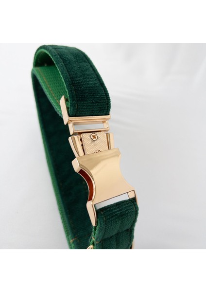 Luxury Köpek Isimli Nakışlı Kadife Tasma - Kişiselleştirilmiş ve Şık Dost Aksesuarı! 1 Adet fırsatları