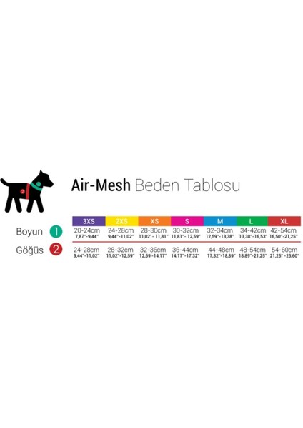 Luxury Airmesh Göğüs Tasması Salmon Xsmall 1 Adet