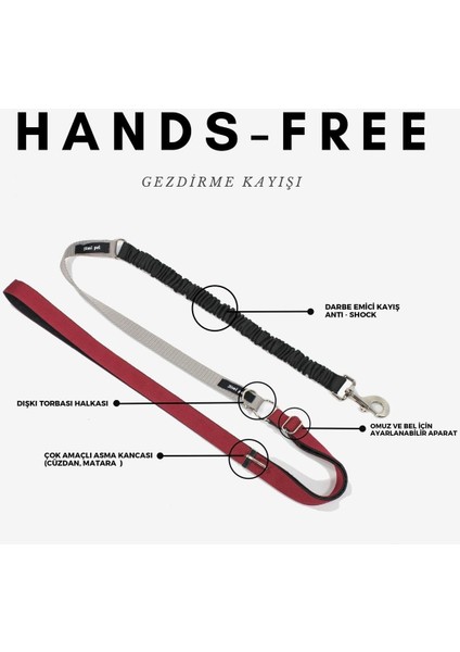 Luxury Drago Hands-Free Eller Serbest Gezdirme Kayışı 1 Adet