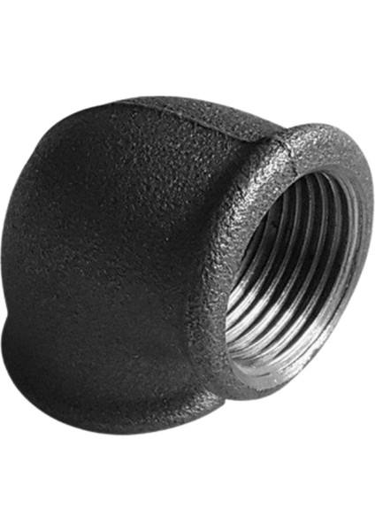 21/2'' Siyah Dişli Dirsek