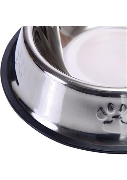 Luxury CA465 Pati Desenli Çelik Mama Kabı 16 cm 1 Adet fiyatları