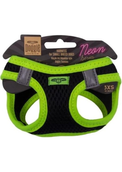 Luxury Furlo Doggie Havalı Dokuma Neon Küçük Irk Köpek Göğüs Tasması Xxxsmall Sarı 22-26 cm 1 Adet
