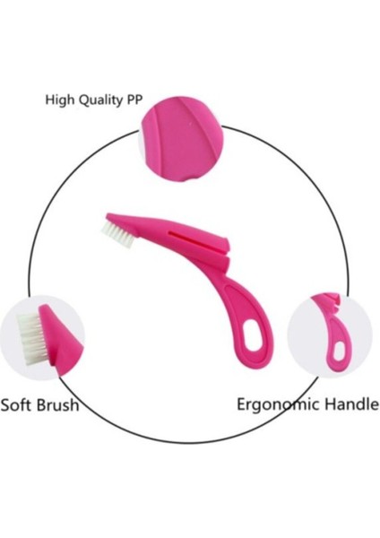 Luxury Ergonomik Evcil Hayvan Diş Fırçası 1 Adet