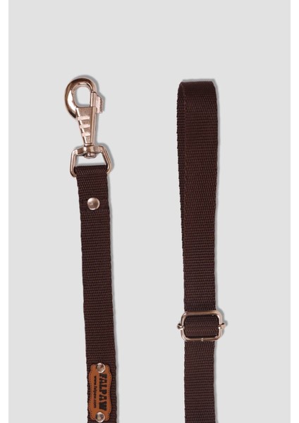 Luxury Ayarlanabilir Köpek Gezdirme Kayışı Eller Serbest Freewalk Kahverengi 110-180 cm 1 Adet