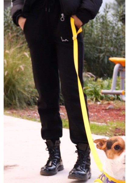 Luxury Ayarlanabilir Köpek Gezdirme Kayışı Eller Serbest Freewalk Kahverengi 110-180 cm 1 Adet