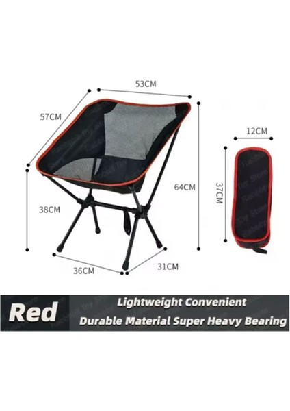 Katlanıp Taşınabilir Çok Hafif Balıkçı Sandalyesi Kamp Sandalyesi Seyehat Sandalyesi Cf-12