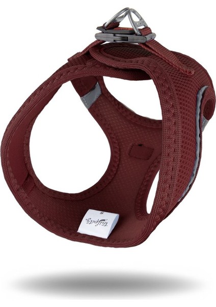 Luxury Air-Mesh Küçük ve Orta Irk Kedi Köpek Göğüs Tasması Yumuşak,nefes Alabilir, Dayanıklı Bordo 1 Adet