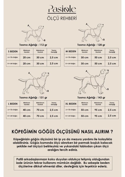 Luxury Köpek Göğüs Tasması, Köpek Tasması , Ayarlanabilir, Sağlam Köpek Tasması - Lute 1 Adet