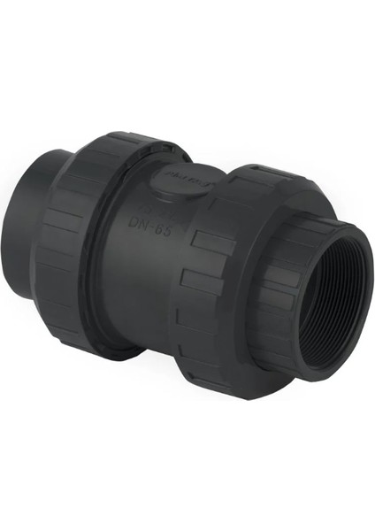 Q25 U-Pvc Yapıştırma Muflu Yaylı Çekvalf Epdm O Ringli