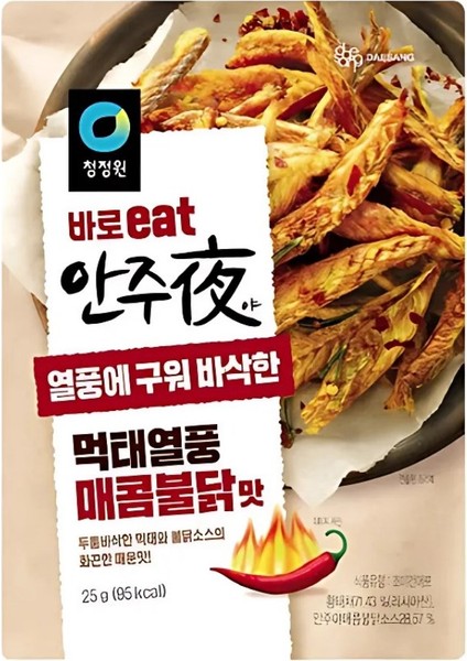 Cheongjeongwon Spicy Buldak Flavor Dried Fish 25G