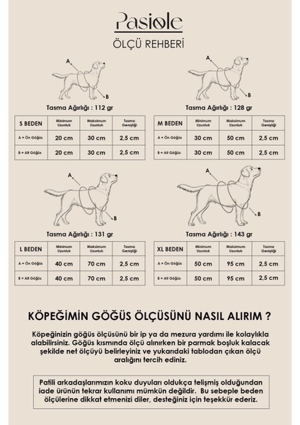Luxury Köpek Göğüs Tasması, Köpek Tasması , Ayarlanabilir, Sağlam Köpek Tasması - Pia 1 Adet