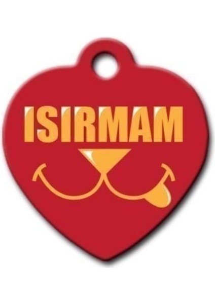 Luxury Isırmam Kalp Köpek Künyesi 1 Adet