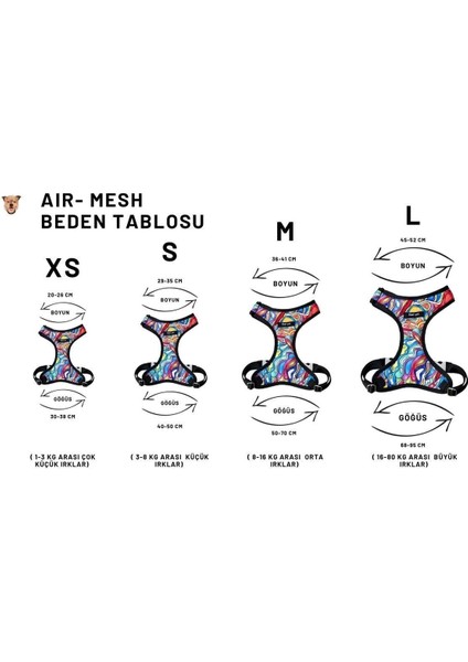 Luxury Air-Mesh Tasma Seti Pinky Cow Model 1 Adet