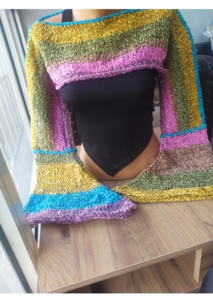 Mevsimlik Kadife Bolero Handmade