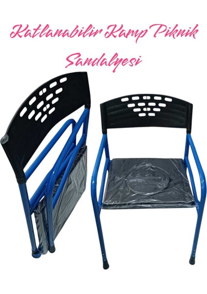Katlanır Lüx Kamp Sandalyesi Katlanabilir Piknik Sandalyesi Kamp Taburesi