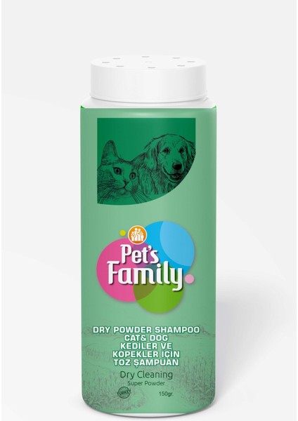 Luxury Kedi Toz Şampuan - Pet&#39;s Family 1 Adet