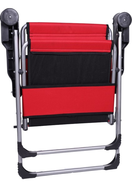 Kamp 3''Lü 140 Kg Taşima Kapasiteli Lüks Bardaklıklıp Kamp & Piknik Sandalyesi Ssd-03