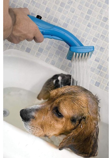 Luxury Pet Zoom Otomatik Kedi Köpek Yıkama Fırçası Tabancası Köpek Banyo Fıskıyesi Petzoom 1 Adet fiyatları